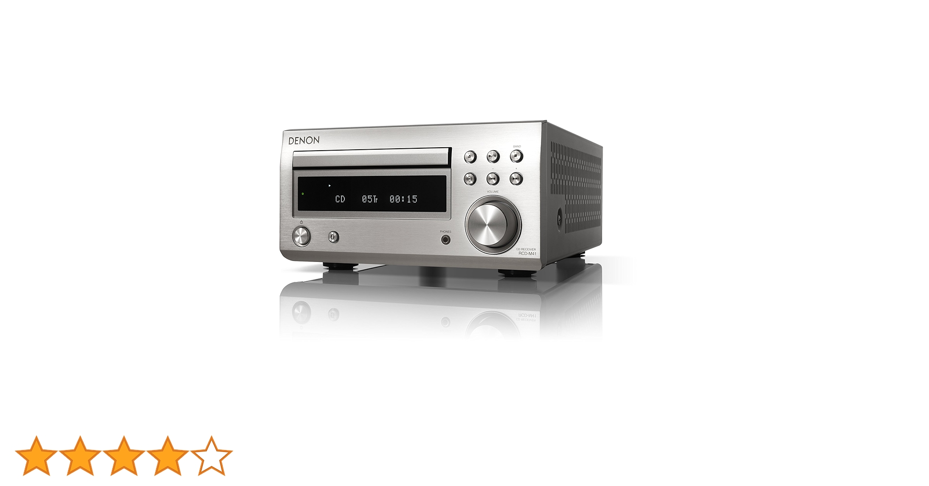 DENON CDレシーバー RCD-M41 動作品 2018年製 デノン、Bluetoothに対応した高音質CDレシーバー「D-M41